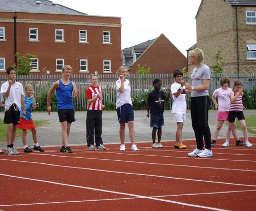Olympian coaches Lincolnshire kids