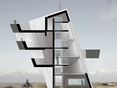The proposed Rossall Point tower