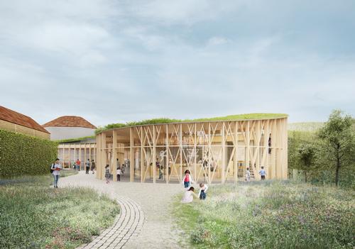 Kengo Kuma overcame competition from big name rivals to win the design contract / Kengo Kuma & Associates