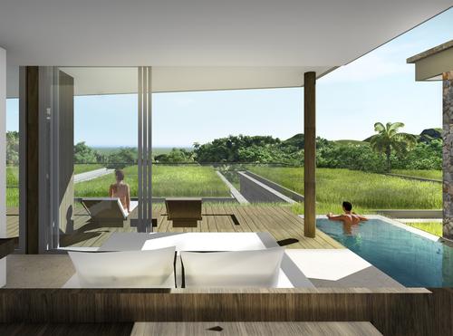 The retreat will include 74 guestrooms as well as 80 branded residences