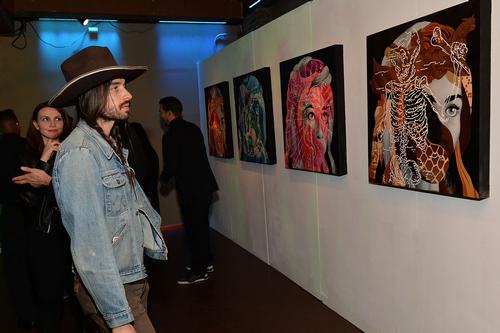 Two separate artists also re-envisioned some of the show’s characters in portrait form / Getty Images for HBO