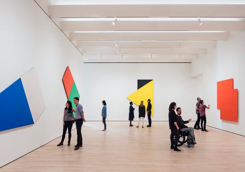 The museum’s exhibitions will showcase works from artists such as Chuck Close, Ellsworth Kelly, Lee Krasner, Roy Lichtenstein, Agnes Martin and Andy Warhol / SFMOMA