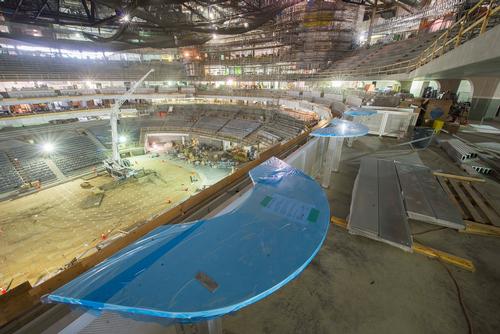 The bowls, ice slab foundation and concourses have all been installed / Rogers Place