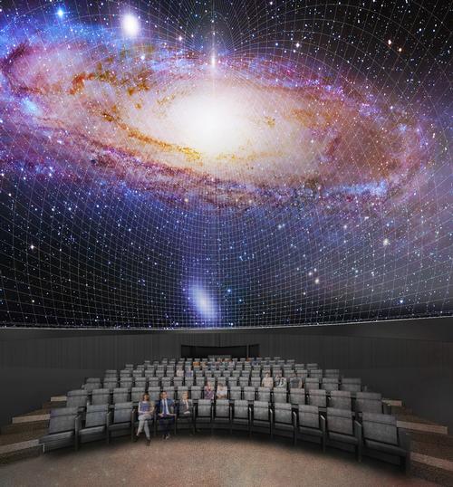 To be renamed the Bell Museum and Planetarium, a 120-seat domed planetarium and theatre will be one of the main new features