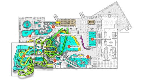 The expansive waterpark is designed to be a year-round offering / Whistler Blackcomb