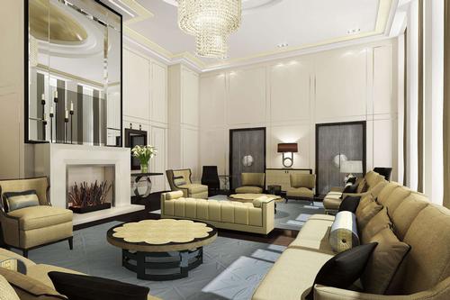 The Presidential Suite allows guests to entertain or host meetings