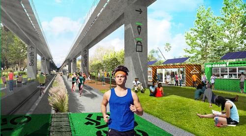 There will also be an area for pop-up structures that could serve as small business incubators
