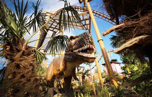 There are 27 Animatronic Dinosaurs in the dinosaur-themed zone