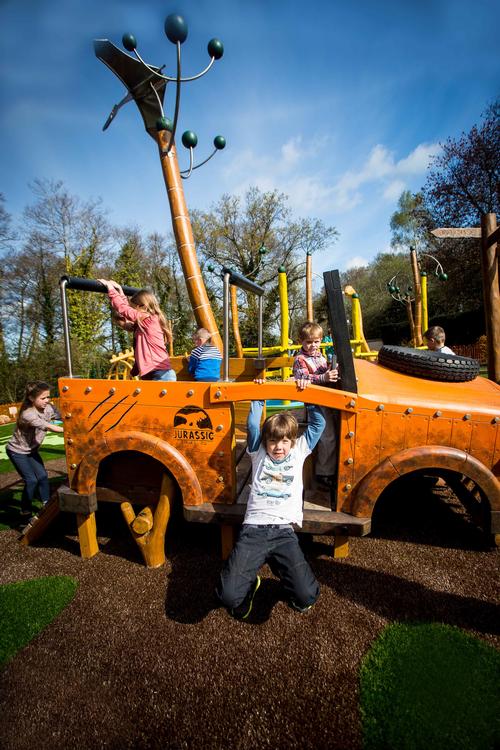 Dig for fossils in the Little Explorers adventure play area