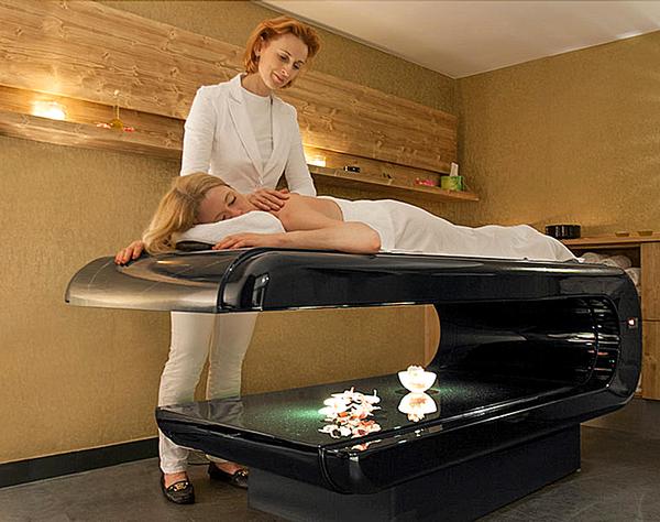 Infrared marble massage bench
