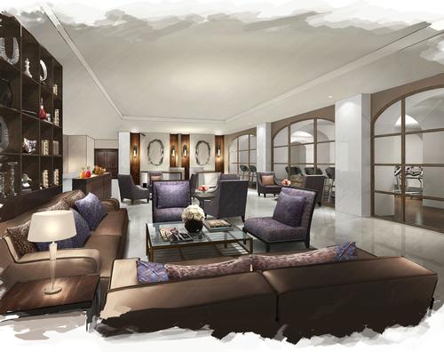 The lobby and guestrooms of the Grand Hotel, Villa Silvana and Chalet Belmont will also be remodeled