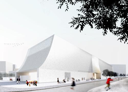 Lahdelma & Mahlamäki Architects' Riga museum entry