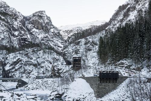 The new installation at the old zinc mines in Sauda has been designed by architect Peter Zumthor / Per Berntsen