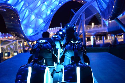 A Tron ride is one of the park's highlights / Disney