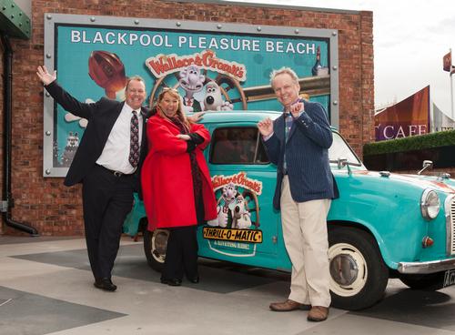Nick Thompson (deputy managing director, BPB), Amanda Thompson (Managing Director) and Nick Park at the launch