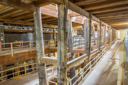 Over three million board feet of timber was used to construct the ark / The Ark Encounter