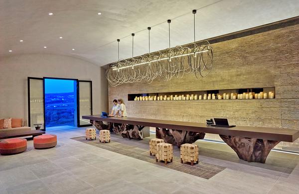 The reception at Six Senses Douro Valley, Portugal
