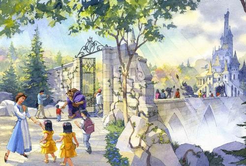 A new area inspired by Beauty and the Beast was first touted in 2015