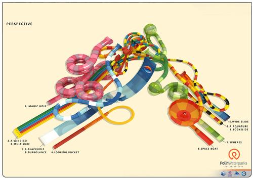 Polin is working with local investment group Sibentel on the development, which will include among its 10+ planned waterslides the Turbolance, Windigo and Magic Hole models developed by the supplier