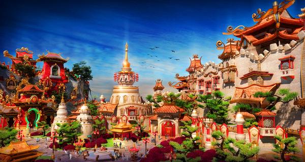 Fairytale Theme Park includes the Brilliant China zone