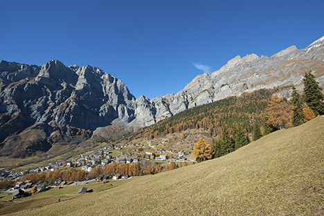 The Leukerbad Valley where 51o is underway