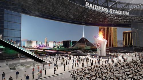 The stadium would attract many more tourists to Las Vegas, according to the developers / MANICA Architecture
