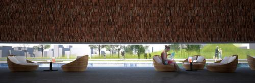 Visitors will be able to relax in the space / Studio Pei-Zhu