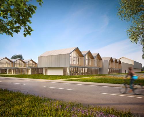 Bolatti chose Thun to design Davines Village because of his record of creating buildings with low carbon emissions and integrating buildings into the landscape / ©Paolo Vanin