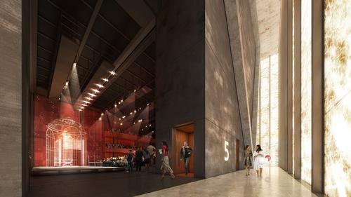  board statement said the building would aim to 'commemorate the 9/11 tragedy and reflect the vitality of the city' / Render by Luxigon