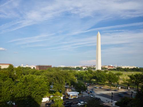 The museum occupies a prominent position next to Washington's most famous landmarks / Alan Karchmer/NMAAHC