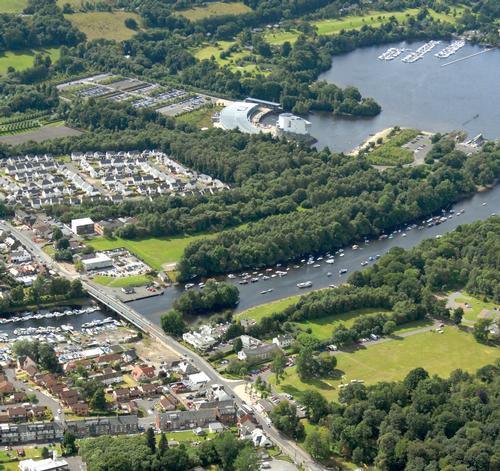 The resort would be built in the West Riverside area of Loch Lomond / Scottish Enterprise 