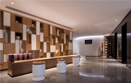 The studio have created a transition between spaces and scales 'to create a rhythm for the holistic space' / Jing Xu-Feng