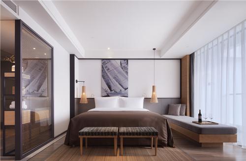 The space has been designed to make guests feel completely at ease after exercising / Jing Xu-Feng