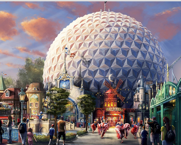 The Eurosat dark coaster will undergo extensive theming work to become the Moulin Rouge