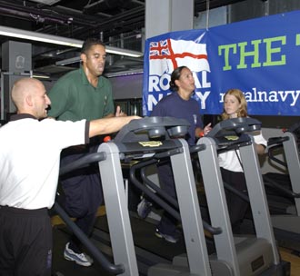 LA Fitness gets naval recruits on track