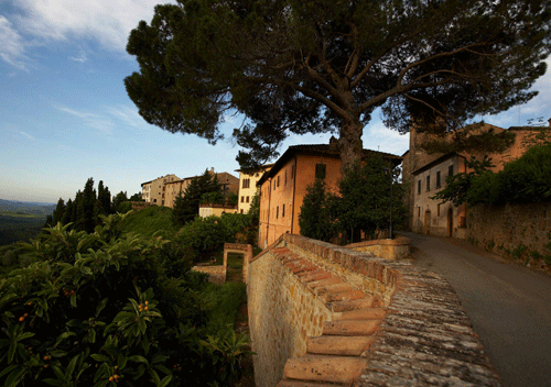 The Castelfalfi resort in Tuscany
