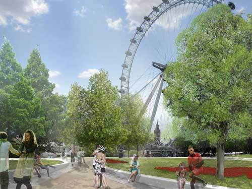 West 8 are behind the design of the GBP3.2m Jubilee Gardens scheme
