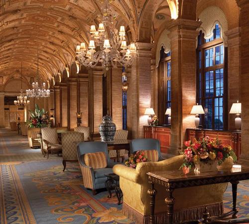 Seventy-five artisans were brought from Italy to complete the ceilings in 1926 / The Breakers