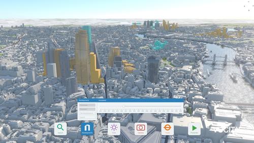 Proposed and approved buildings can be viewed on the platform / VUCITY