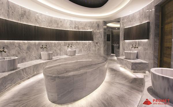 Promet’s thermal area at the Sheraton Hotel in Adana