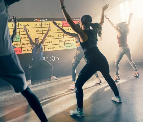 Polar Club gives real-time heart rate data