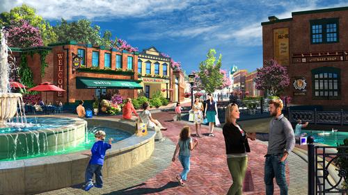 The park will be themed to resemble a traditional southern town