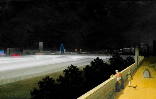 Sam Jacob Studio and Simon Heijdens' proposal for Waterloo Bridge / Sam Jacob Studio and Simon Heijdens and MRC