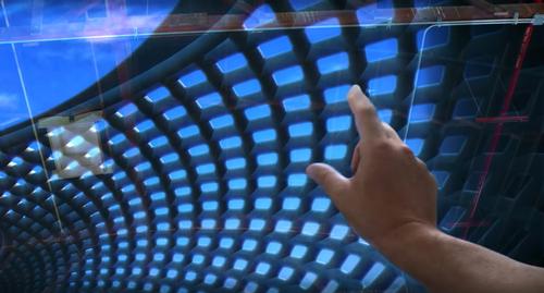 The HoloLens allows the user to inhabit their design / Trimble