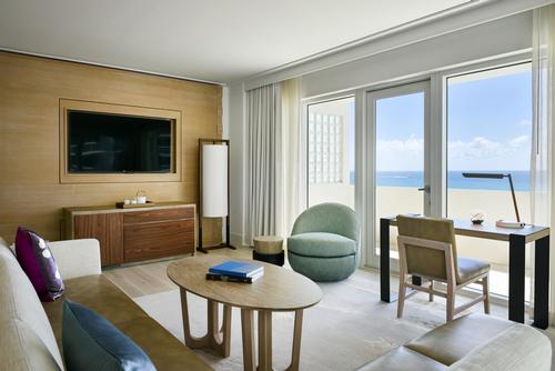 The hotel aims for a 'perfect balance of luxury, fun, craft and theatre that delivers the ultimate barefoot luxury experience in Miami' / Nobu Miami Beach