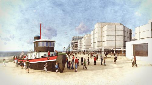 The cost for the renovations will be partially financed by the residential, hotel and retail programme of the entire development / West 8