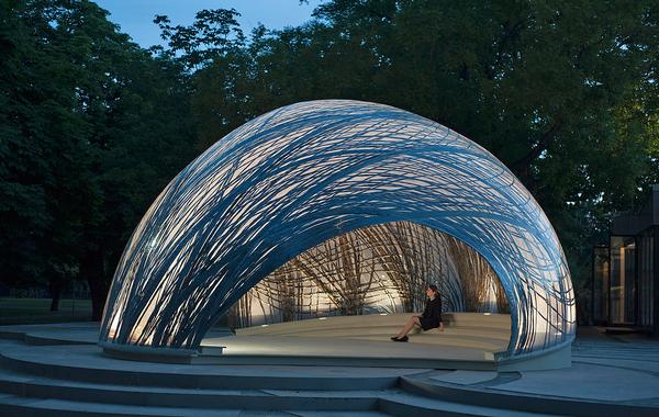 The ICD/ITKE Pavilion is inspired by nature