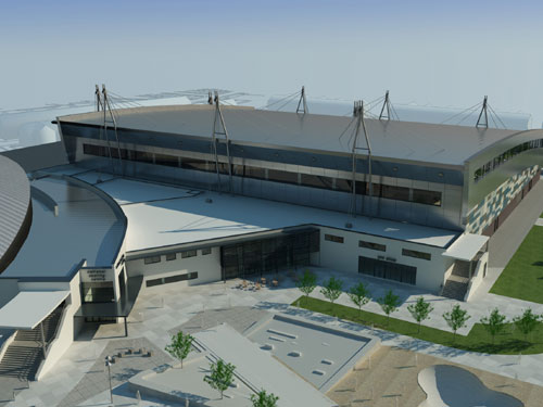 The new BMX arena will form part of the National Cycling Centre
