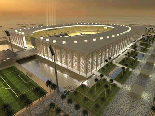 Najaf Stadium is one of the venues 360 Architecture is working on