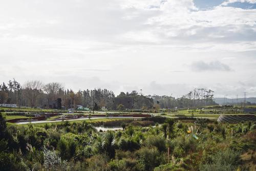 The project combines a storm water system with a public park / WAF